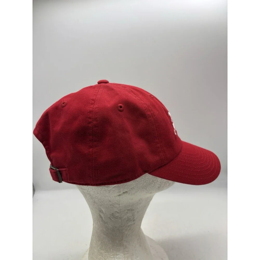 NWT 2014 Masters Tournament Golf Hat Red Adjustable Strapback